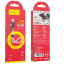 Usb Кабель-зарядка Micro Hoco X21 Plus 25см силиконовый, белый
