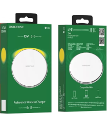 Беспроводное зарядное устройство Borofone BQ3 QI 10W белое