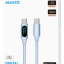 Usb Кабель-зарядка Type-C на Type-C Maxco MS05CC LED 100W 1.2м белый