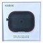 Кожаный чехол для AirPods Pro 2 K-DOO CrashGuard черно-красный