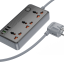 Сетевой фильтр Borofone BAC3A 3-розетки/3USB/1USB-C AC-2500W/DC-20W 1.5м черный
