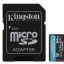 micro SDXC карта памяти Kingston 64GB Class10 170R A2 U3 V30 Canvas Go Plus c адапт..(SDCG3/64GB)