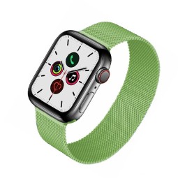 Сменный браслет для Apple Watch 38-40mm Milano №24 салатовый