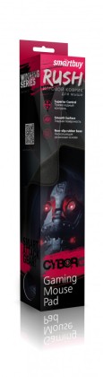 Игровой коврик Smartbuy RUSH Blackout черный M-size (SBMP-01G-K)/40