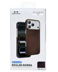 Накладка для i-Phone 17 Air Keephone Kevlar Norra MagSnap (Midas) коричневый