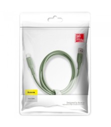 Usb Кабель-зарядка Lightning Baseus Colorful 2.4A 1.2м (CALDC-06) зелёный