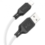Usb Кабель-зарядка Lightning Hoco X90 2.4A 1м силиконовый белый