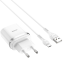 Сетевое зар. устр. Hoco C12Q с шнуром Micro 1USB QC3.0 2.4A белое