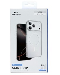 Накладка для i-Phone 17 Pro Max Keephone Skin Grip MagSnap прозрачный