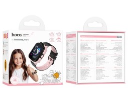 Смарт-часы детские Hoco Y104 Smart Watch розовые