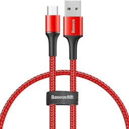 Usb Кабель-зарядка Micro Baseus Cafule 0.5м (CAMGH-A09) красный