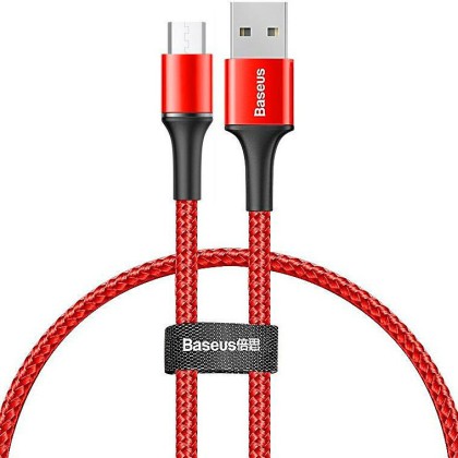 Usb Кабель-зарядка Micro Baseus Cafule 0.5м (CAMGH-A09) красный