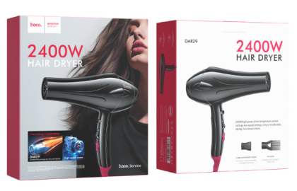 Фен Hoco DAR29 Jasmin 2400Вт/2 насадки черный