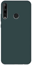 Накладка для Huawei Honor 9C Silicone cover болотная