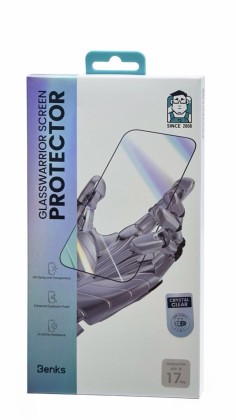 Защитное стекло i-Phone 17 Pro 6.3" Benks GlassWarrior 3D прозрачное
