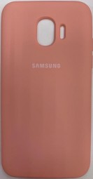 Накладка для Samsung Galaxy J2 (2018) Silicone cover розовая