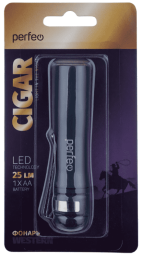 Perfeo Светодиодный фонарь "Cigar" чёрный