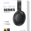 Стереонаушники Bluetooth Полноразмерные Recci Baron REP-W59 черные