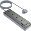 Сетевой фильтр Borofone BAC4A 5-розетки/3USB/1USB-C AC-2500W/DC-12W 1.5м черный