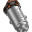 Автомобильное заряд. устр. Hoco NZ16A 1USB/1C 43W серый