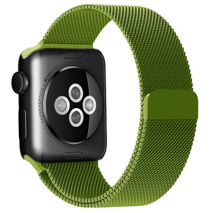 Сменный браслет для Apple Watch 38-40mm Milano №11 болотный