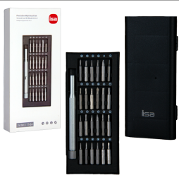 Отвертка с набором Isa Precision Multi-tool Set 24в1 T-24 черный