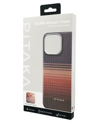 Накладка для i-Phone 16 Pro Max 6.9" Pitaka Tactile Woven case (Sunset)