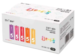 Батарейки Xiaomi ZMI Rainbow ZI5 тип AA 40 шт цветные