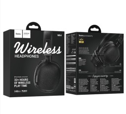 Стереонаушники Bluetooth полноразмерные Hoco W64 черные