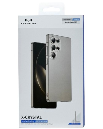 Накладка для Samsung Galaxy S25 Keephone X-Crystal прозрачный