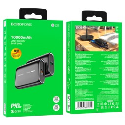 Powerbank Borofone BJ21 10000mAh 1USB/1C 3A 18W/20W черный