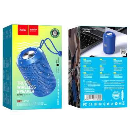 Bluetooth колонка Hoco HC1 Trendy Sound синяя