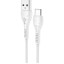 Usb Кабель-зарядка Type-C Hoco X37 Cool power 3A 1м силиконовый белый