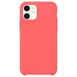 Чехол-накладка  i-Phone 11 Silicone icase  №29 алая