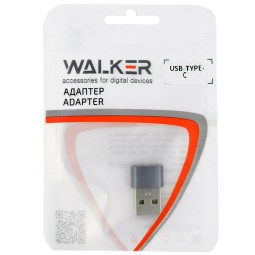 Переходник Walker USB (папа) на Type-C (мама)