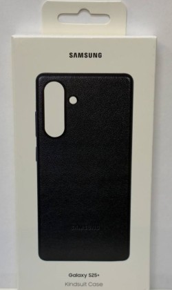 Накладка для Samsung Galaxy S25 Plus MagSafe Kindsuit Case кожанный чёрный
