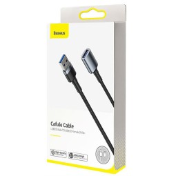 Кабель-удлинитель USB3.0 Baseus Cafule 1м (CADKLF-B0G) черный