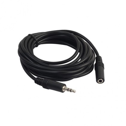 Кабель Jack 3.5mm штекер↔Jack 3.5mm гнездо Perfeo, 5m (J2203)