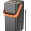 Powerbank Hoco DB49 100000mAh 4USB/1C с проводом Type-C/Lightning с фонариком черный