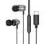 Стереонаушники Borofone BM95 Type-C с микрофоном 1.2м черные