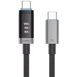 Usb Кабель-зарядка Type-C на Type-C Cuktech CTC620P 6A 2м черный