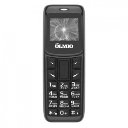 Мобильный телефон Olmio A02 0,66"/280 mAh/MicroSD черный