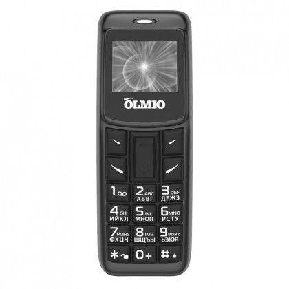 Мобильный телефон Olmio A02 0,66"/280 mAh/MicroSD черный
