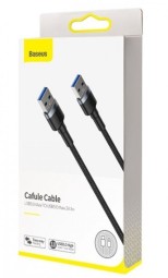 Usb Кабель Baseus Cafule USB3.0 Male на USB3.0 Male 2A 1м CADKLF-C0G черный