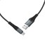 Usb Кабель-зарядка Type-C Hoco X38 Cool 3A 1м в тканевой оплётке чёрный