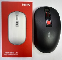 Мышь беспроводная Xiaomi miiiw wireless mouse lite MW23M21 чёрная