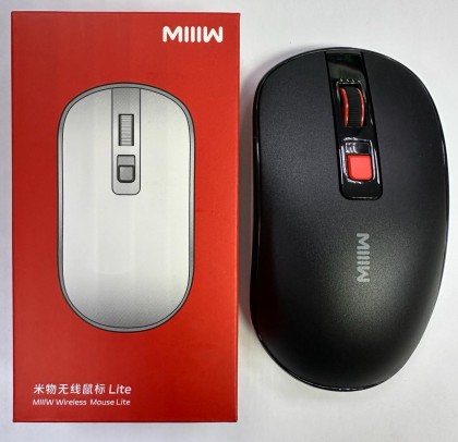Мышь беспроводная Xiaomi miiiw wireless mouse lite MW23M21 чёрная