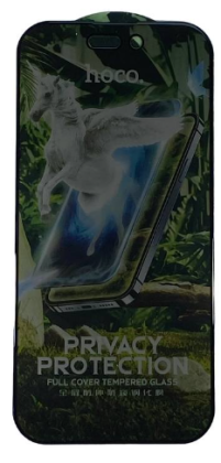 Защитное стекло для i-Phone 14 Pro Max 6.7" Hoco G11 Анти-шпион