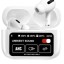 Беспроводные наушники TWS с дисплеем Earphone Y16 BT5.3/4ч/ANC/ENC белые