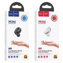 Bluetooth-гарнитура Hoco E54 BT4.2/40mAh/3ч черная